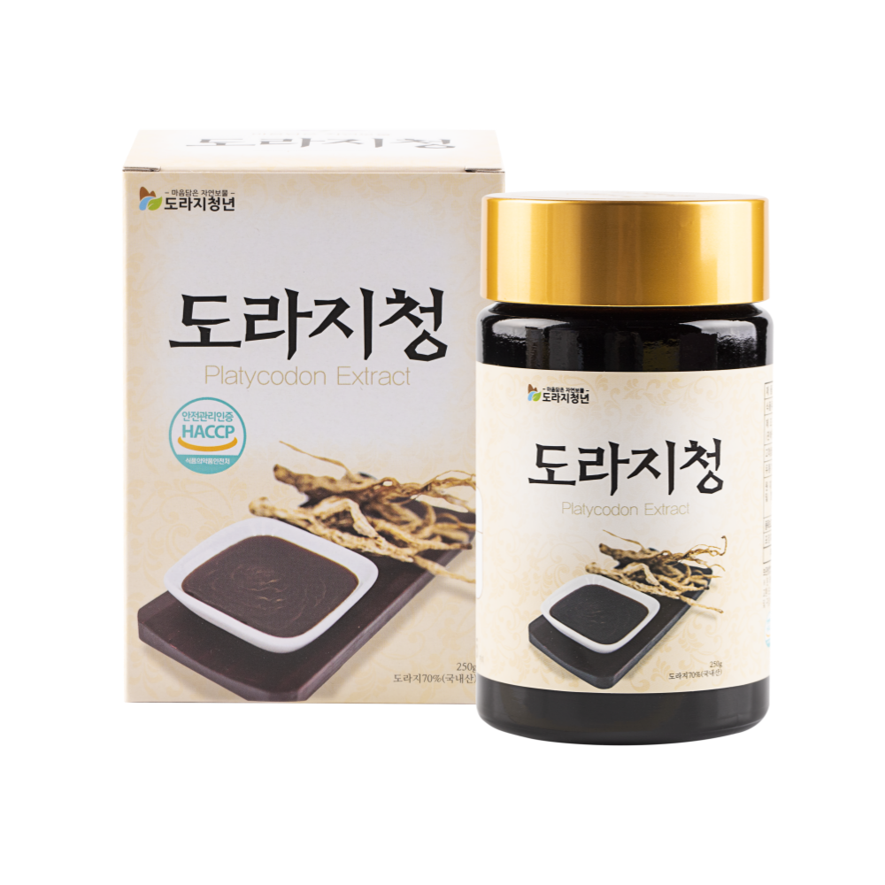 3년생이상 국산 약도라지100% 배 생강 도라지청 250g - 상세 이미지 2