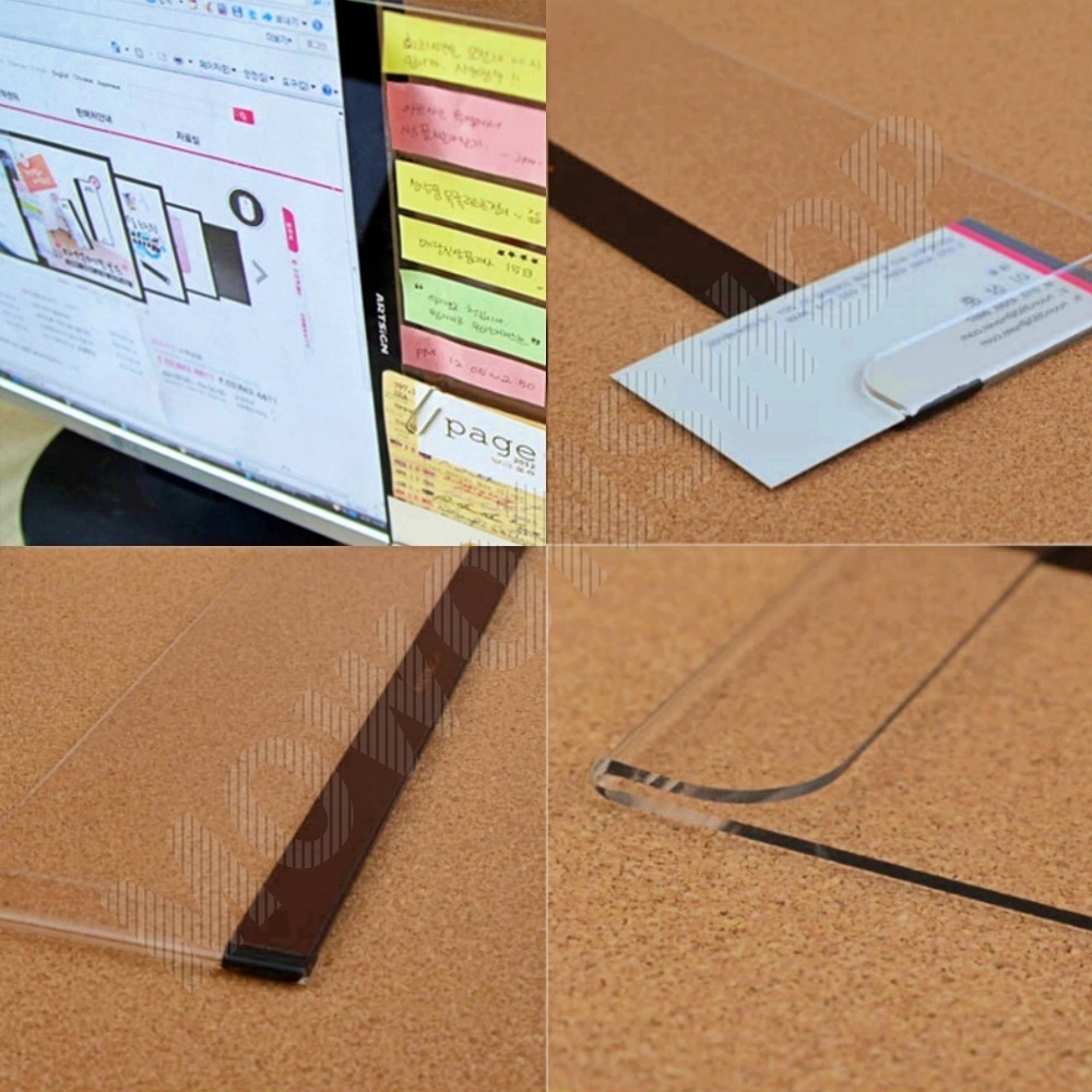 컴퓨터메모장 모니터 아크릴 메모지 메모판 메모보드 - 메인 이미지