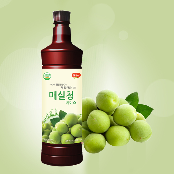 광야식품 늘감사 매실청 970ml x 15개 원액음료 베이스 - 상품 이미지