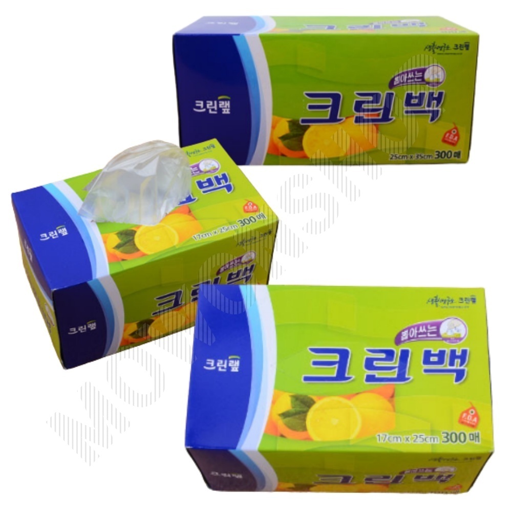 일회용 팩 휴대용 비닐 봉지 위생봉투 식품용 크린팩 - 메인 이미지