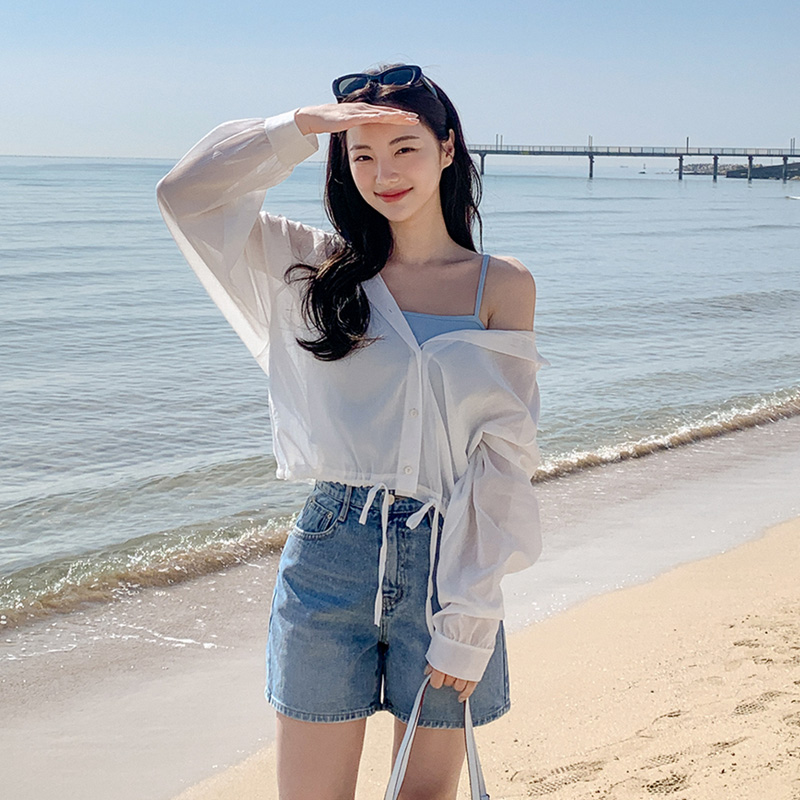 베럴 중청 데님 3부 반바지 ps4507 - 상세 이미지 2