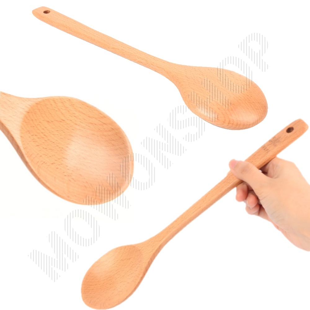 옻수저 옻칠수저 조리용 양념 스푼 너도밤나무 대형