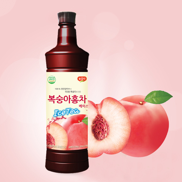 광야식품 늘감사 복숭아홍차 970ml x 15개 원액음료 건강음료 - 상품 이미지