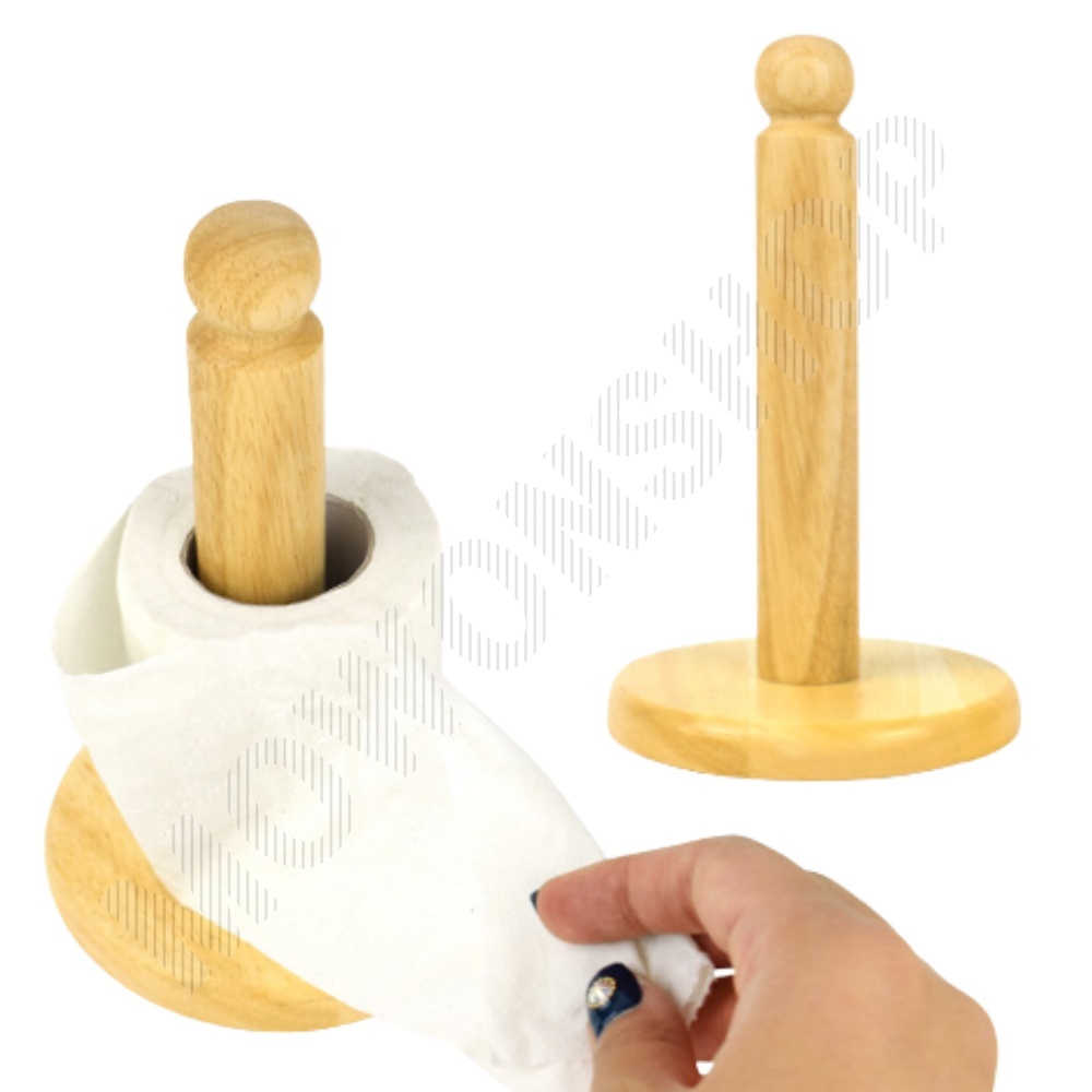 휴지걸이봉 원목 우드 나무 스탠드 식탁 휴지걸이