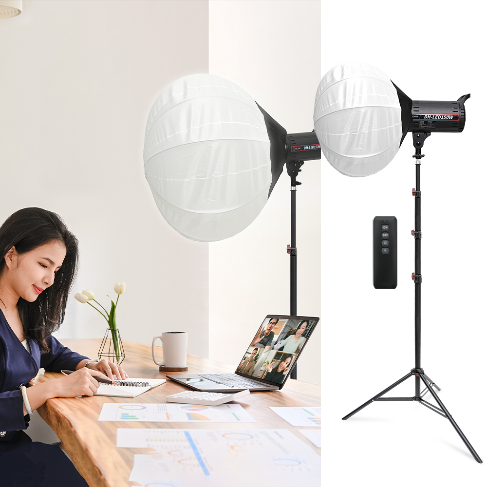 자연광 사진 촬영 유튜버 조명 삼각대 젬볼 소프트박스 상품 촬영 썬빔 150W - 상품 이미지