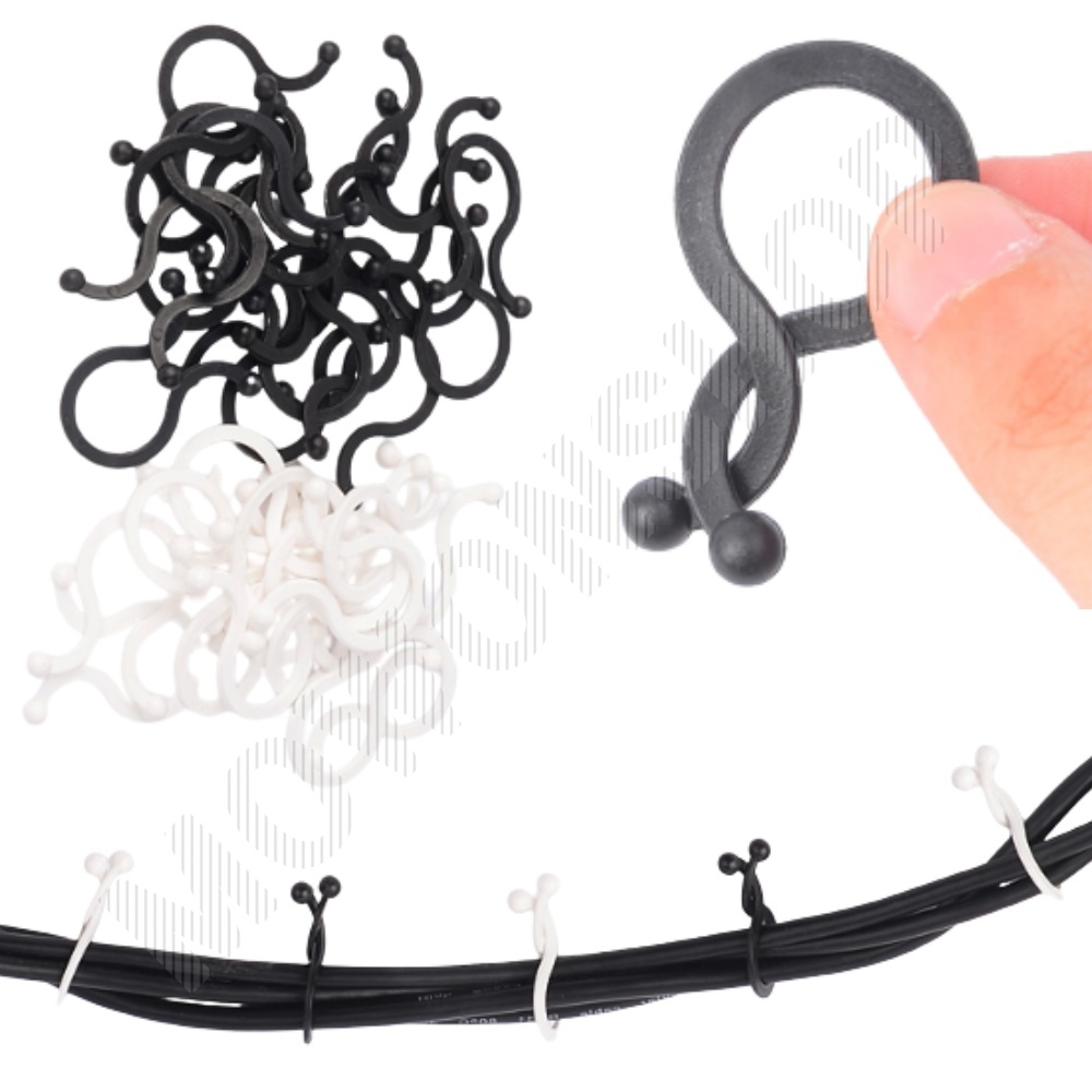 인터넷 선정리 사무실 책상 컴퓨터 전선고정클립 홀더