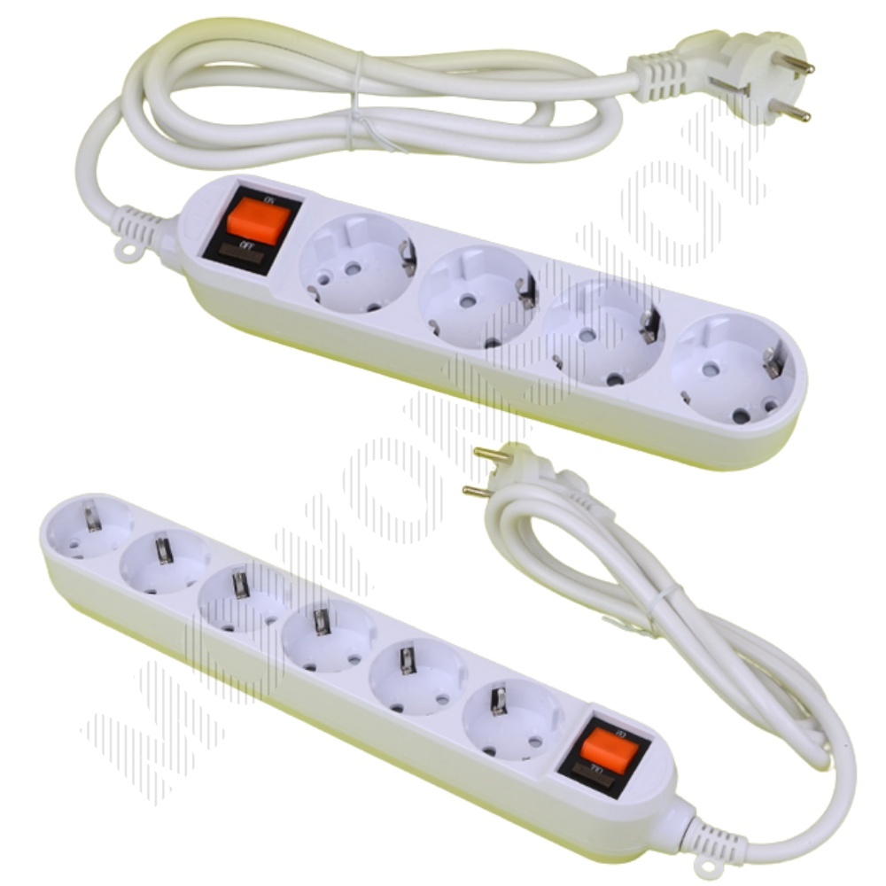 슬림멀티탭 콘센트연장선 납작 절전 멀티탭 4구 6구