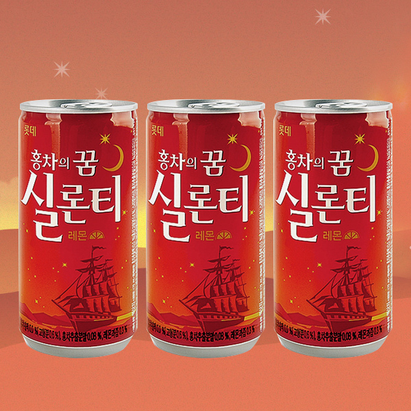롯데 실론티 미니캔 홍차 175ml x 30캔 홍차의꿈 - 상품 이미지