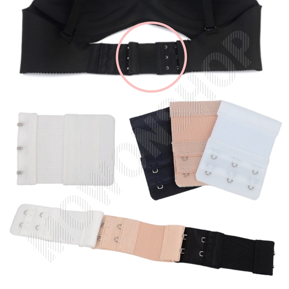 브라 연결고리 브래지어 연장 연결 후크 2단 3단 - 상품 이미지