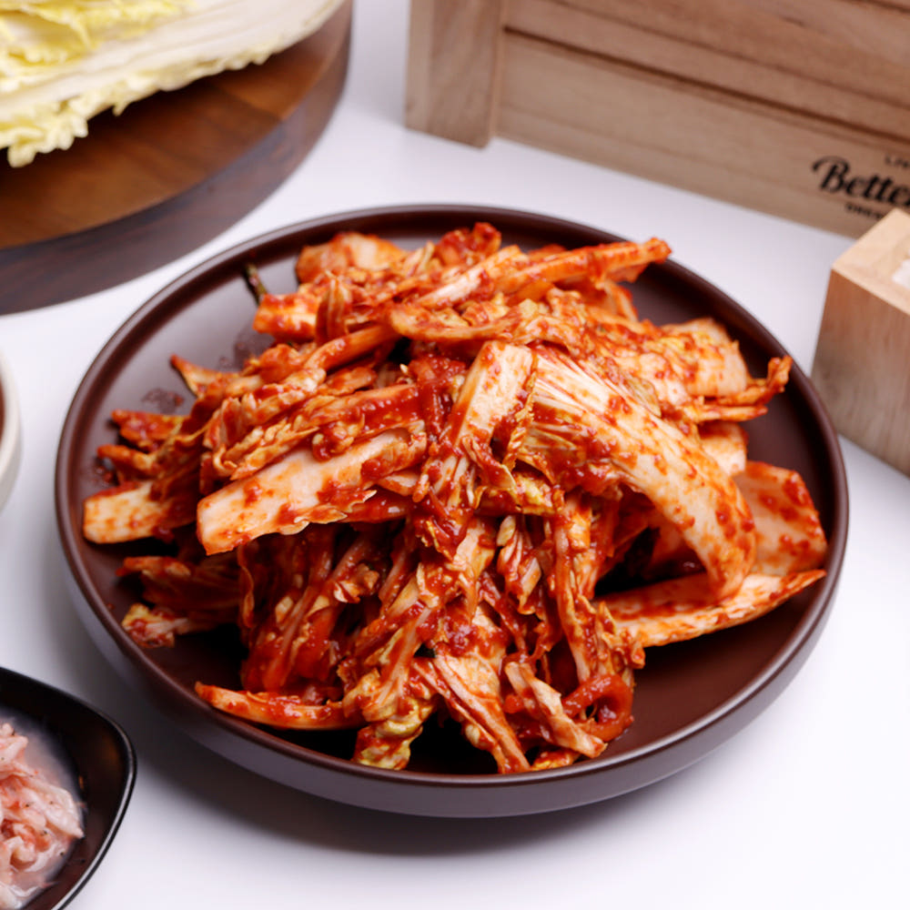 선김치 말바우시장 선김치 국산 알배기 겉절이 김치 2kg