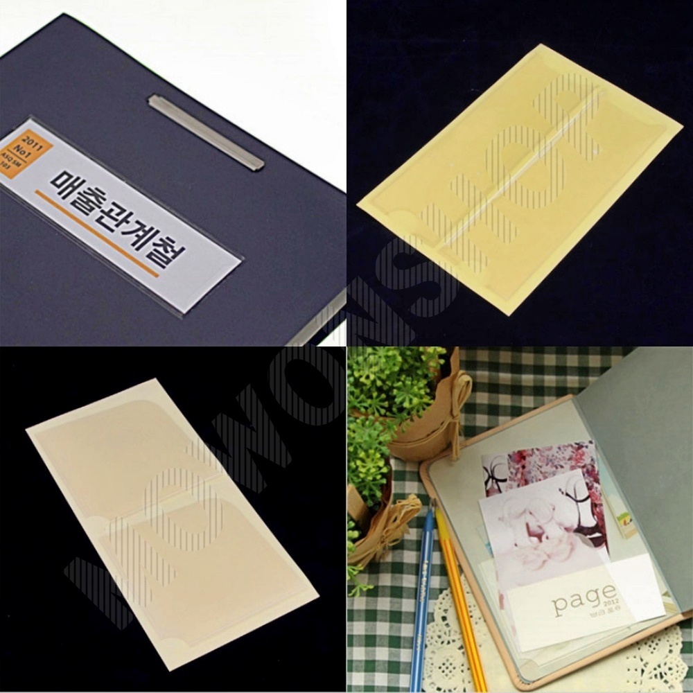 포스트포켓 비닐포켓 부착용꽂이판 - 상품 이미지