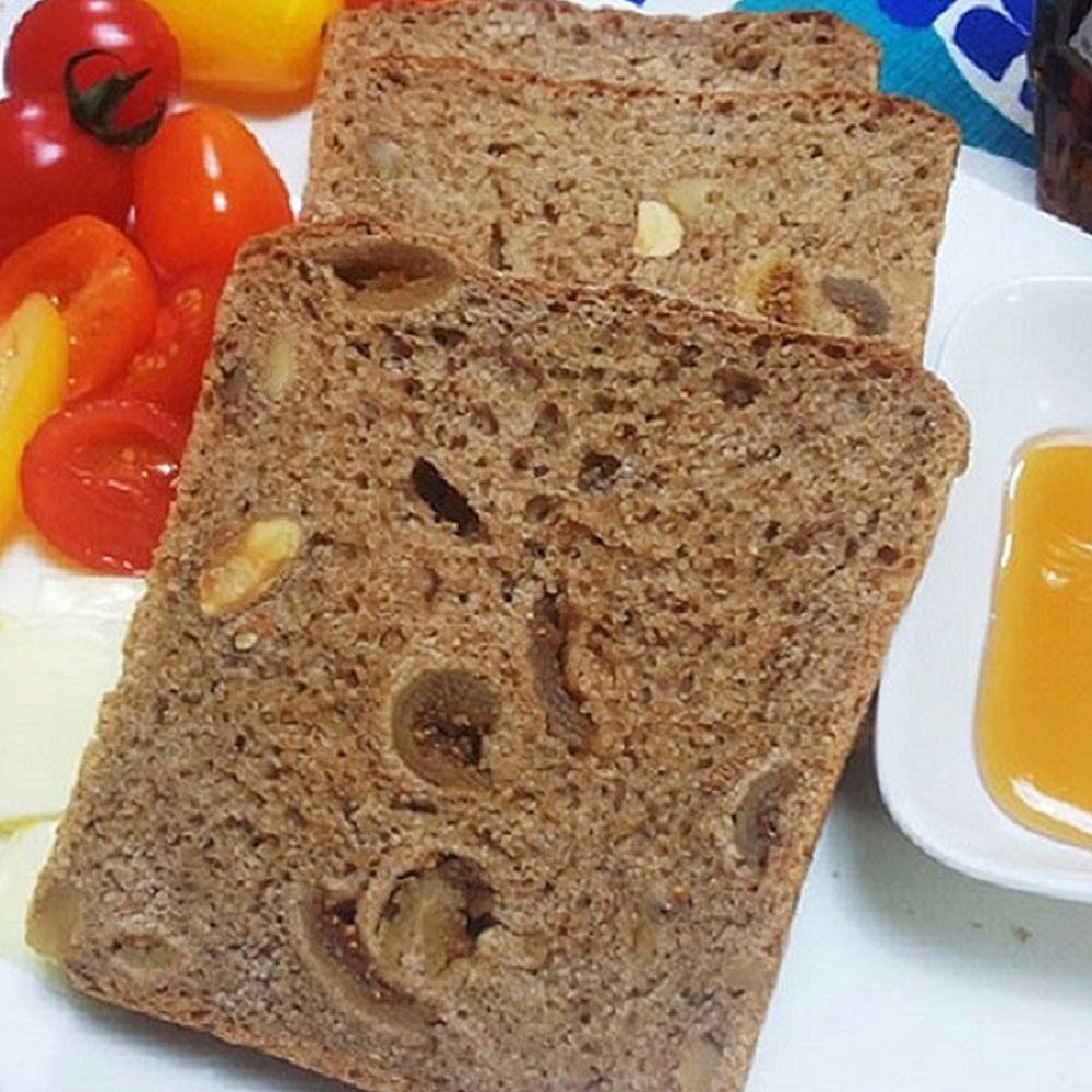 슈톨렌빵 무화과빵 100% 통밀식빵 770g 밀가루안들어간빵 비건 모닝 식빵 맛집 - 상세 이미지 4
