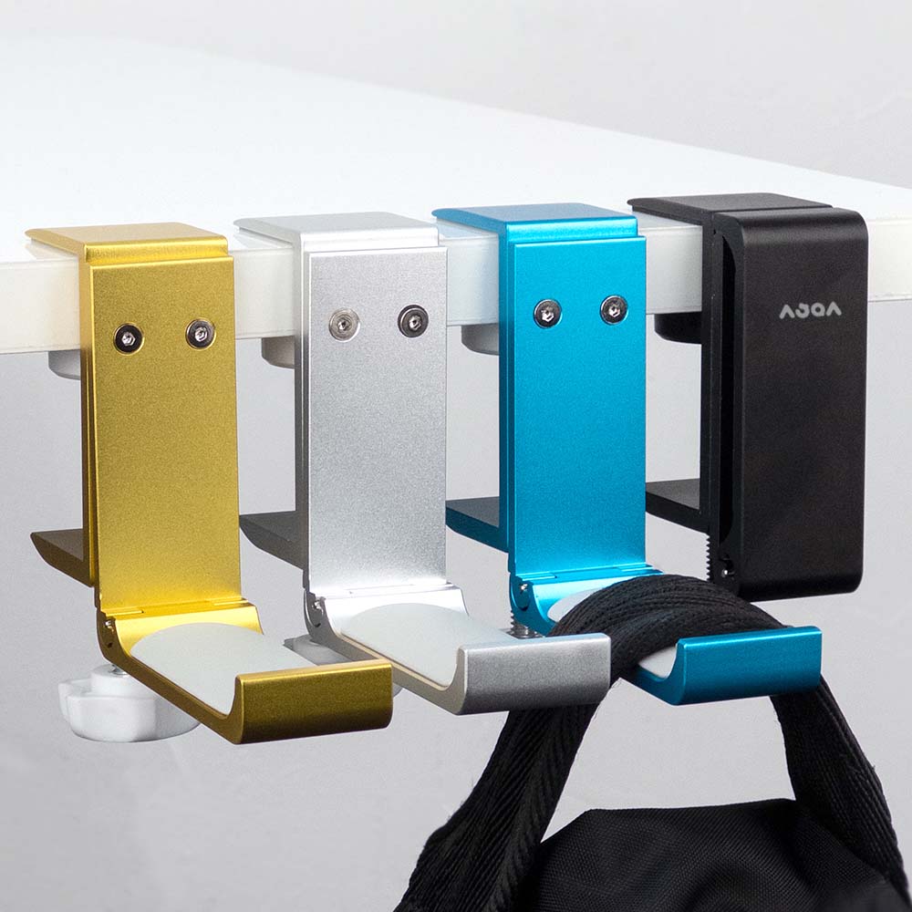 무타공 휴대용 책가방걸이 사무실 책상가방걸이 후크 거치대 옷장 파티션 아기문 2세대기본형