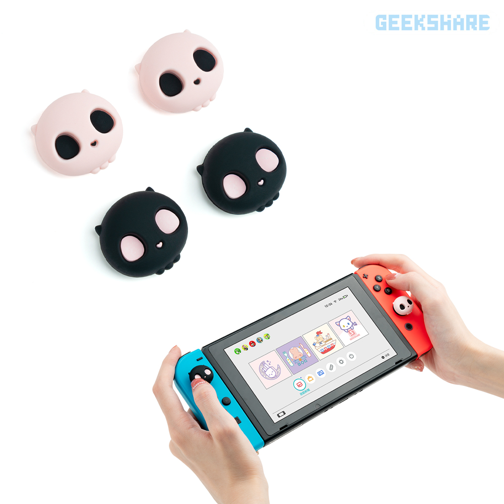 닌텐도 스위치 조이콘 스틱커버 키 캡 긱쉐어 스컬냥