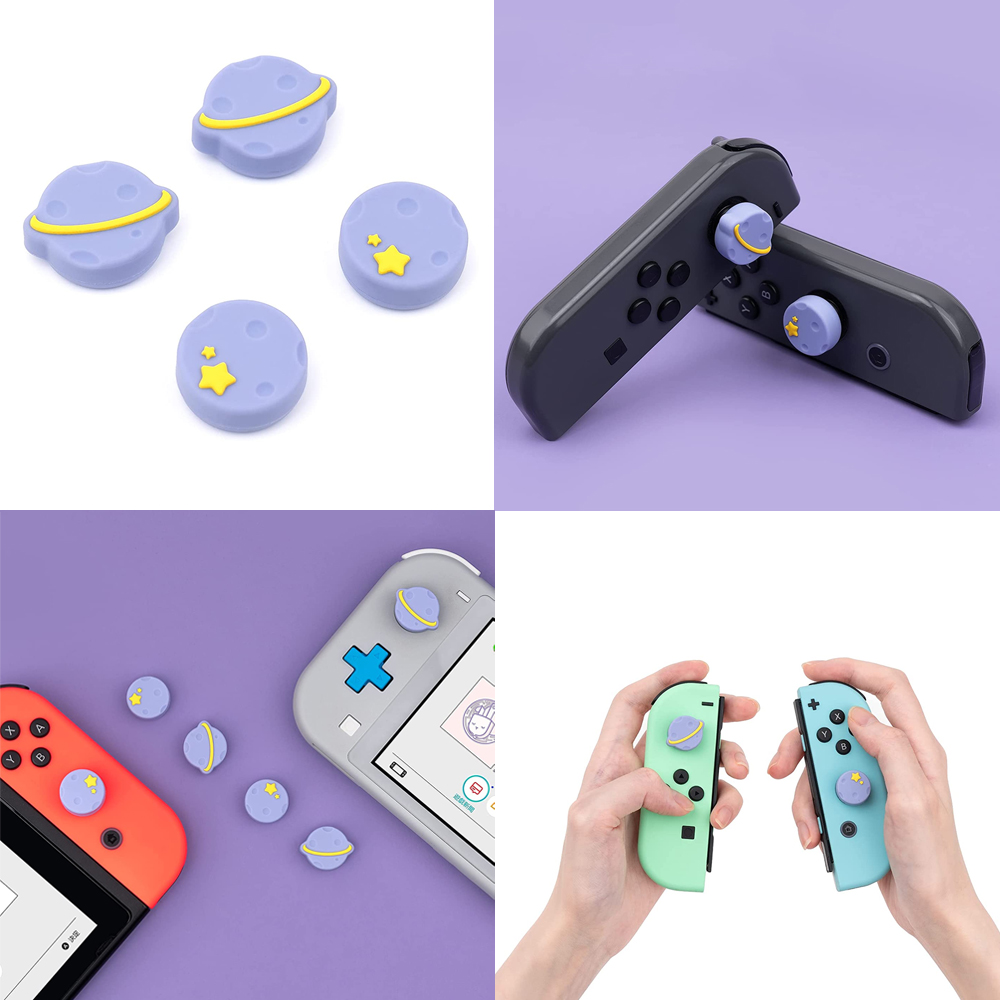 닌텐도 스위치 조이콘 스틱커버 키 캡 긱쉐어 보라행성