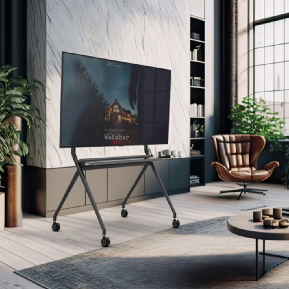 이동식 tv 거치대 217cm (86인치) 전자칠판 스탠드 이미지 8