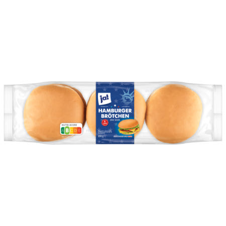 ja! [해외]야! Ja! 햄버거빵 6개입 300g