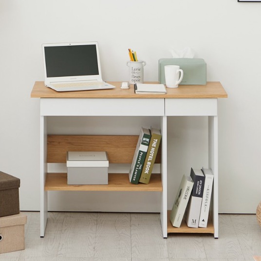 좁은방책상 미니 컴퓨터용책상 소형 거실컴퓨터책상