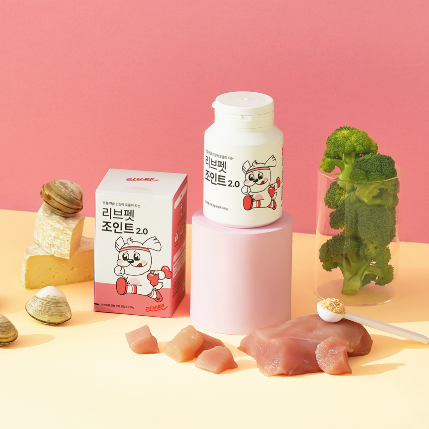 리브펫 조인트 고양이 강아지 관절 영양제 60g, 1개