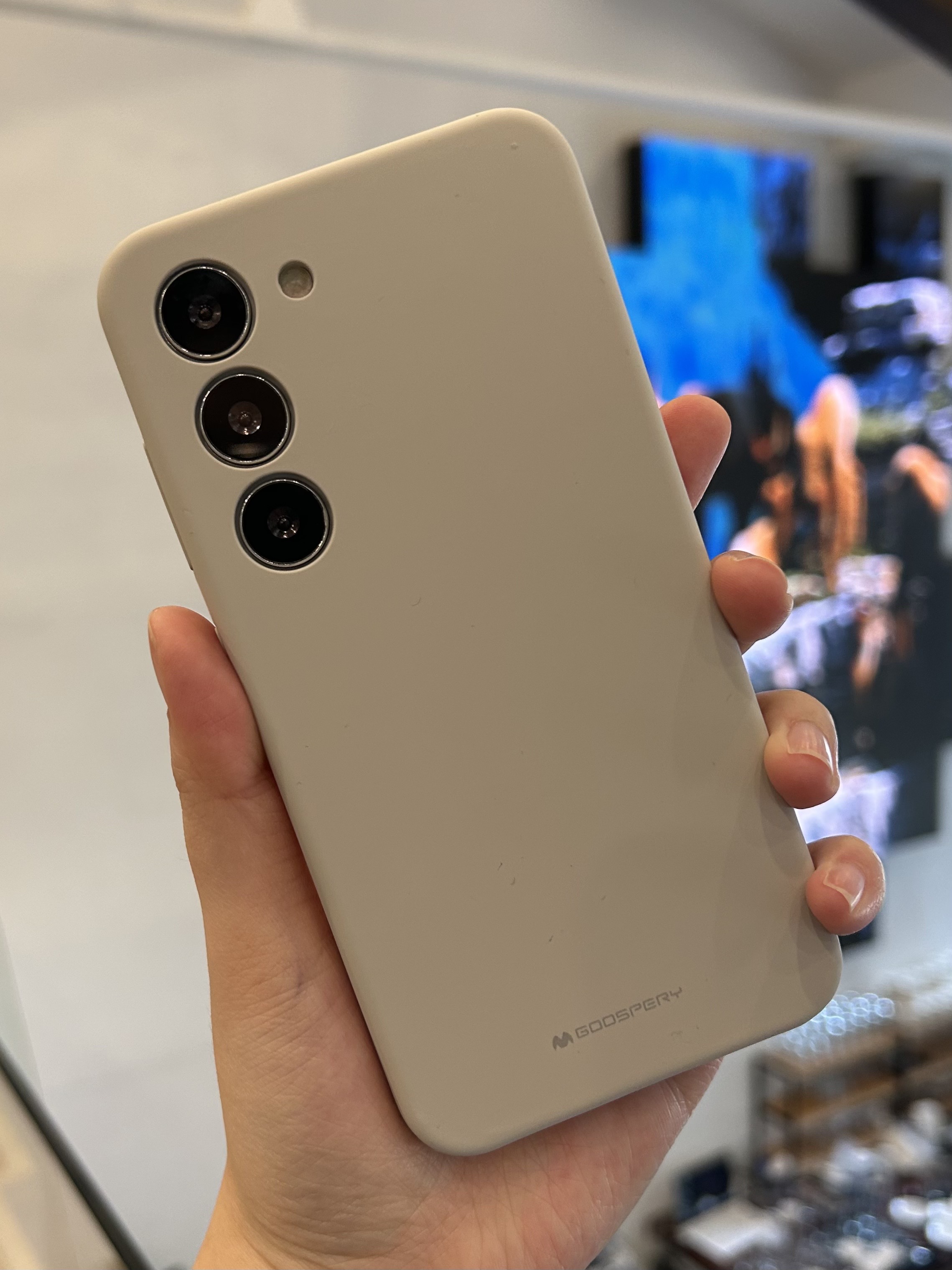 갤럭시 s24 플러스 실리콘 케이스 카메라보호 범퍼 - 상품 이미지