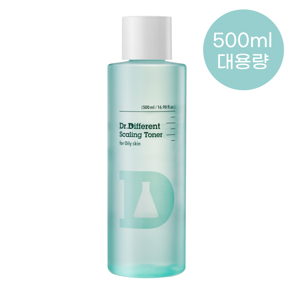 닥터디퍼런트 대용량 스케일링 토너(지성) 500ml/ BHA 닦토& 흡토 모공,각질 스킨 - 상세 이미지 4
