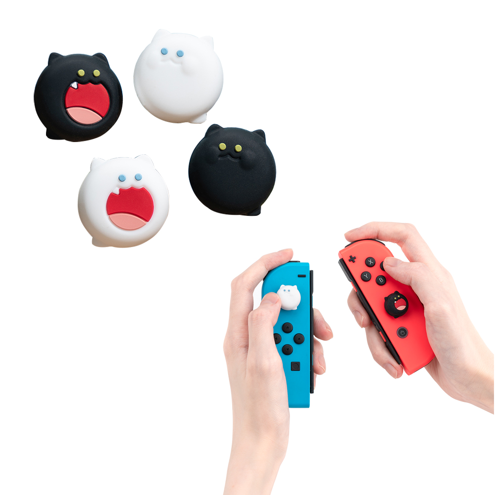 닌텐도 스위치 조이콘 스틱커버 키 캡 긱쉐어 큰입고양이