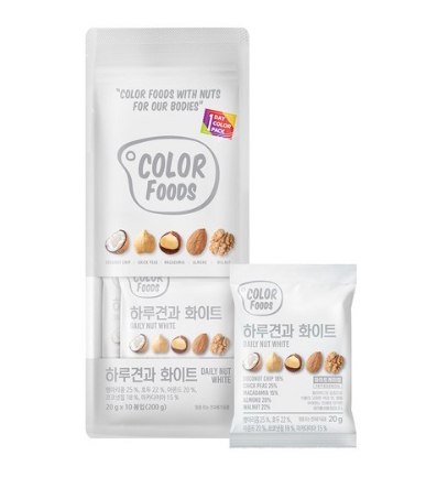 하루견과 화이트 20gX10개입