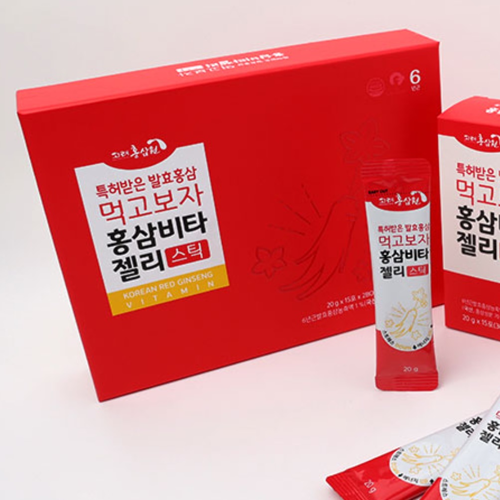어린이 홍삼 젤리 스틱 키즈 학생 학생용 홍삼 스틱 30포