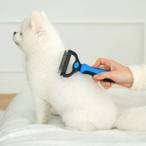 강아지 빗 고양이 브러쉬 원터치 슬리커브러쉬 솔직 후기 | 실제 사용자 리뷰 총정리 - 상품 이미지 4