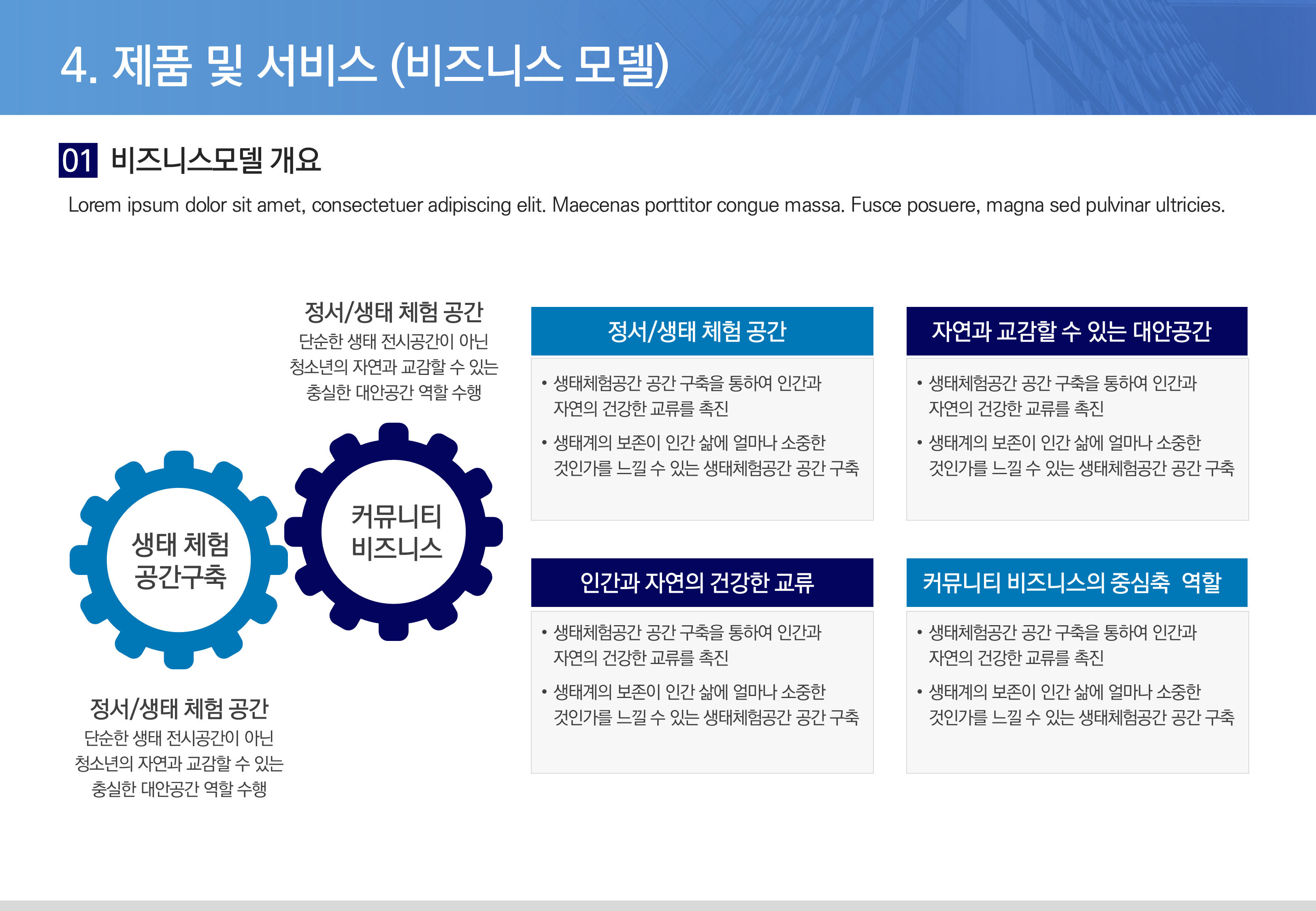 789 (4대3비율) 깔끔한 사업 계획서 ppt 템플릿 제안서 비즈니스 파워포인트 양식 이미지 6