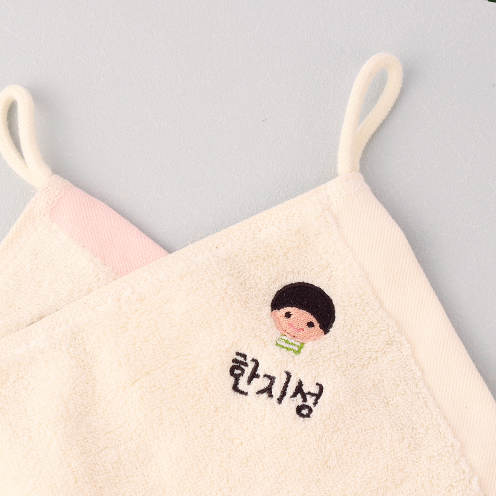 주문제작 네임수건 모달 무염색앤과폴 01앤과폴 친구01 Beige - 메인 이미지