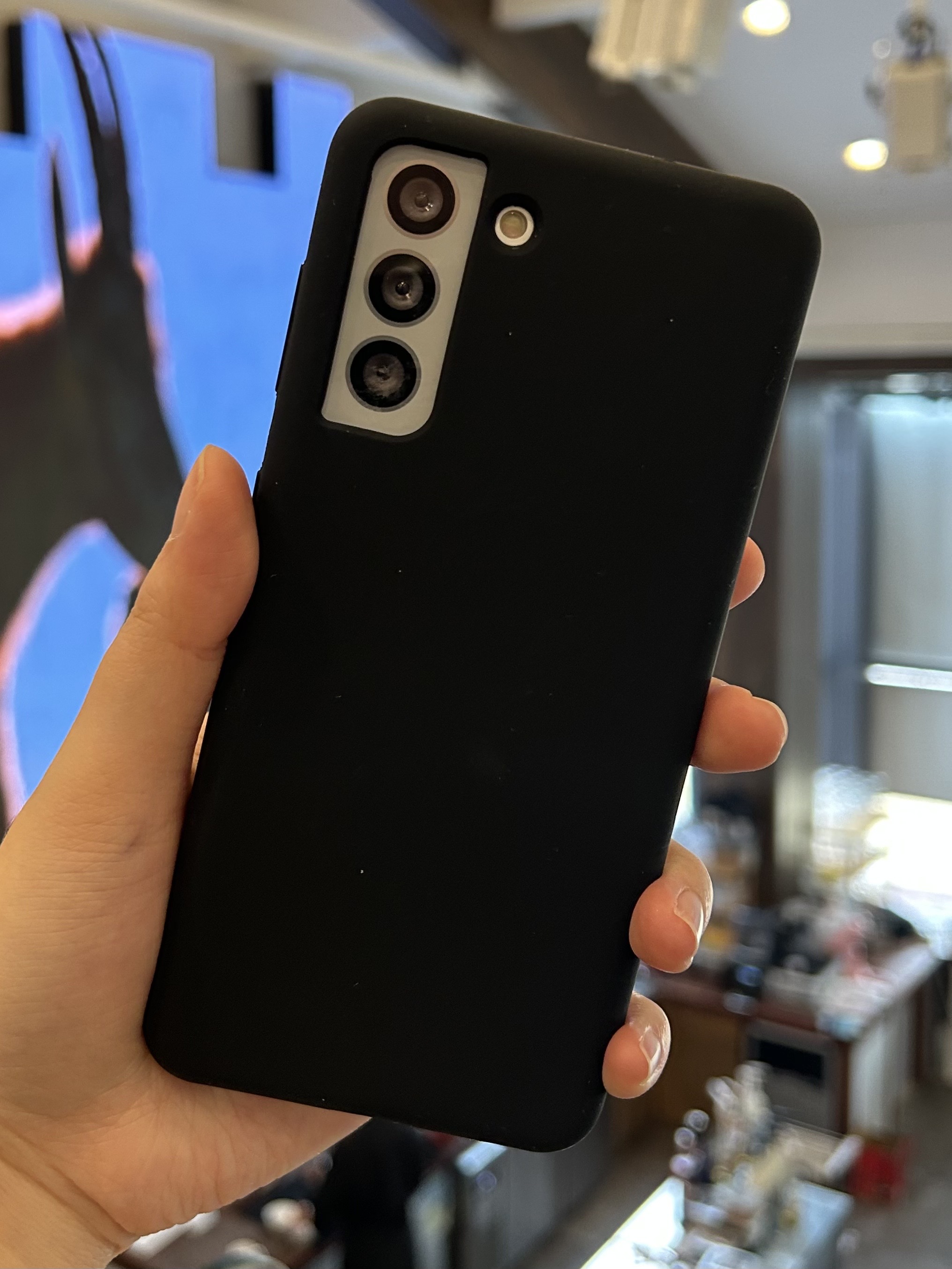 갤럭시 s21 실리콘 케이스 카메라보호 범퍼 - 상세 이미지 5