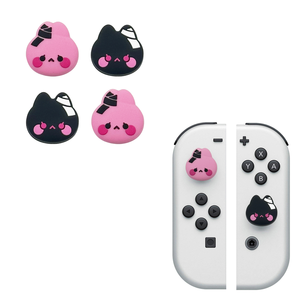 닌텐도 스위치 조이콘 스틱커버 키 캡 긱쉐어 불량토끼