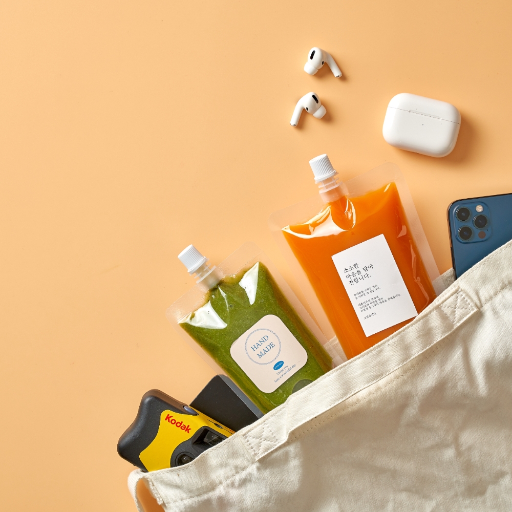 띵파우치 프레쉬 스파우트파우치 200ml 50매 휴롬 착즙 과일즙 주스팩 ABC주스