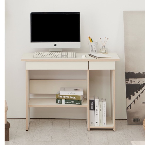 좁은방책상 미니 컴퓨터용책상 소형 거실컴퓨터책상