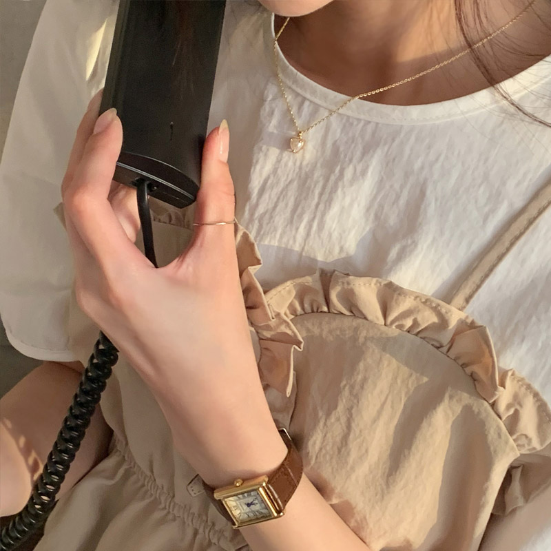 페플럼 뷔스티에 반팔 블라우스 bs7587 - 상세 이미지 4