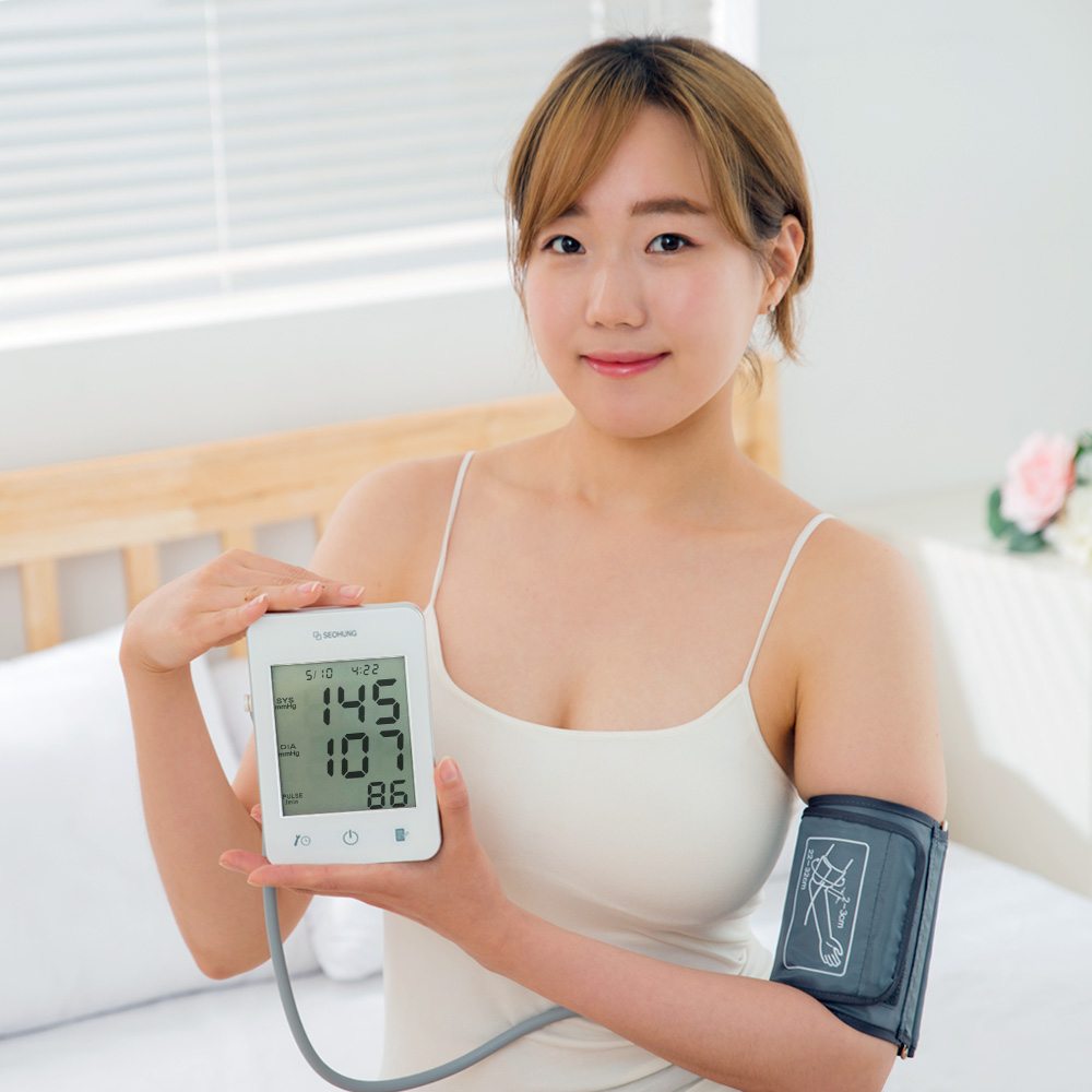 위드웰 혈압계 가정용 혈압측정기 팔뚝형 자동전자 혈압기 상품 이미지