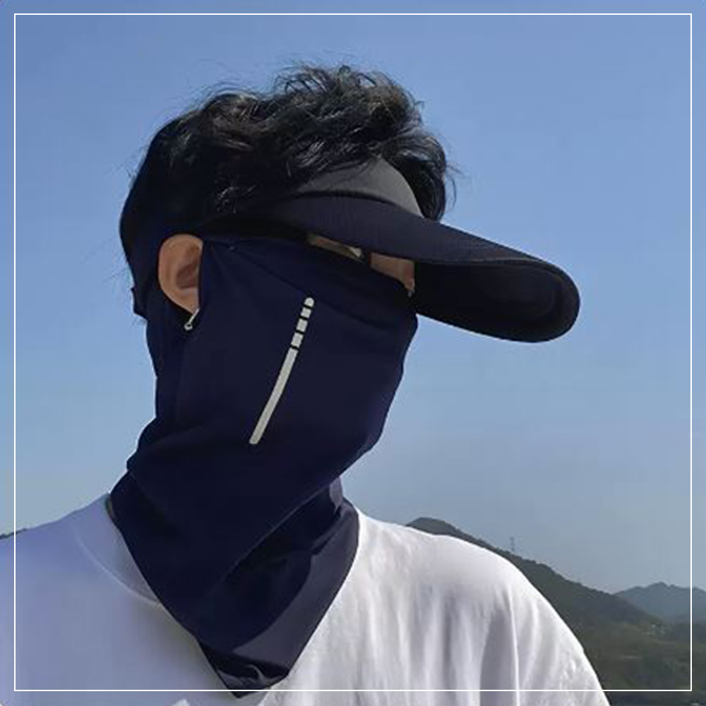 골프 스포츠 마스크 자외선차단 페이스커버 남자 쿨 냉감 운동용 등산 자전거 버프 바이크 - 상세 이미지 5