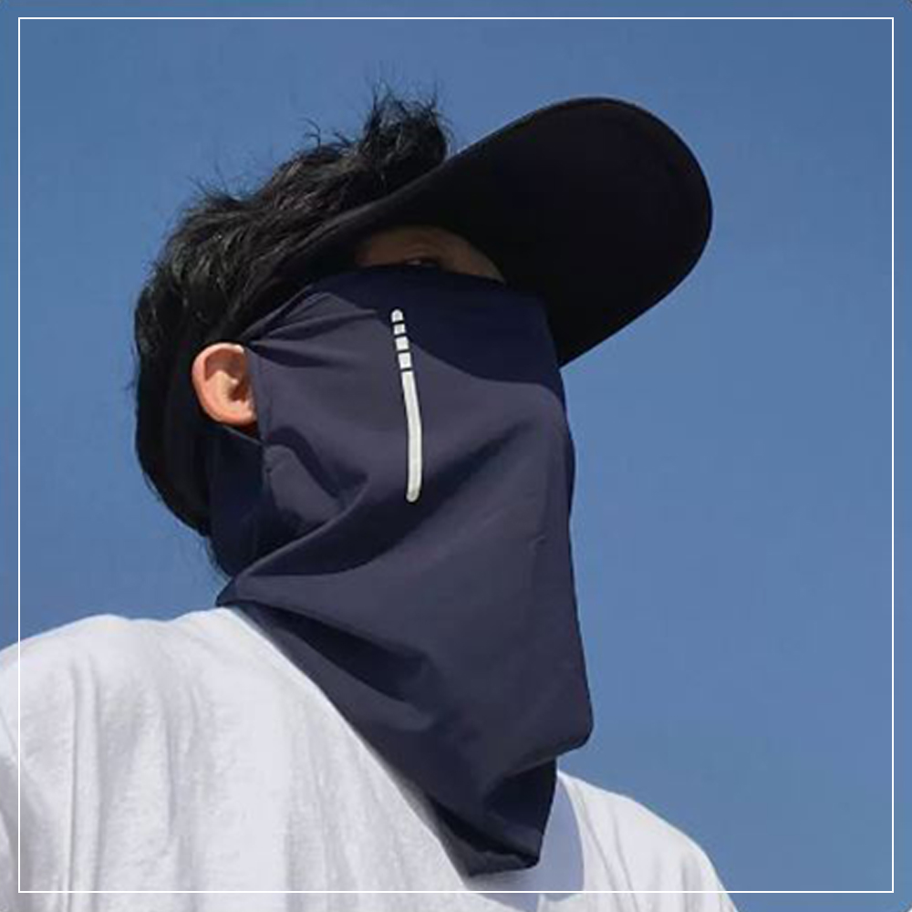 골프 스포츠 마스크 자외선차단 페이스커버 남자 쿨 냉감 운동용 등산 자전거 버프 바이크 - 상세 이미지 4