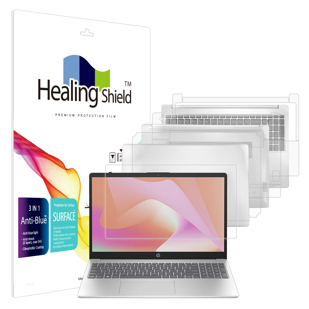 HP 15-fc 블루라이트차단 액정보호필름1매 외부3종 - 상품 이미지