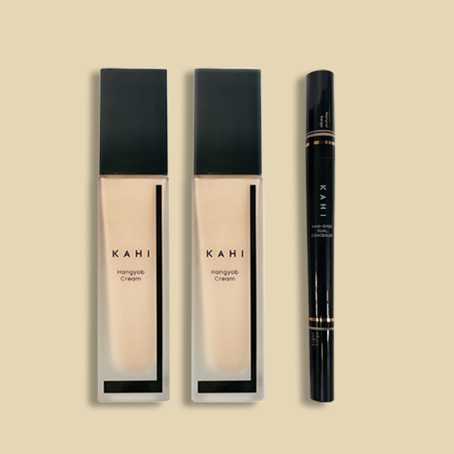 KAHI 가히 한겹크림 (크림 30ml 2개+듀얼 컨실러 1개) 유통기한 26년 2월 17일 - 메인 이미지