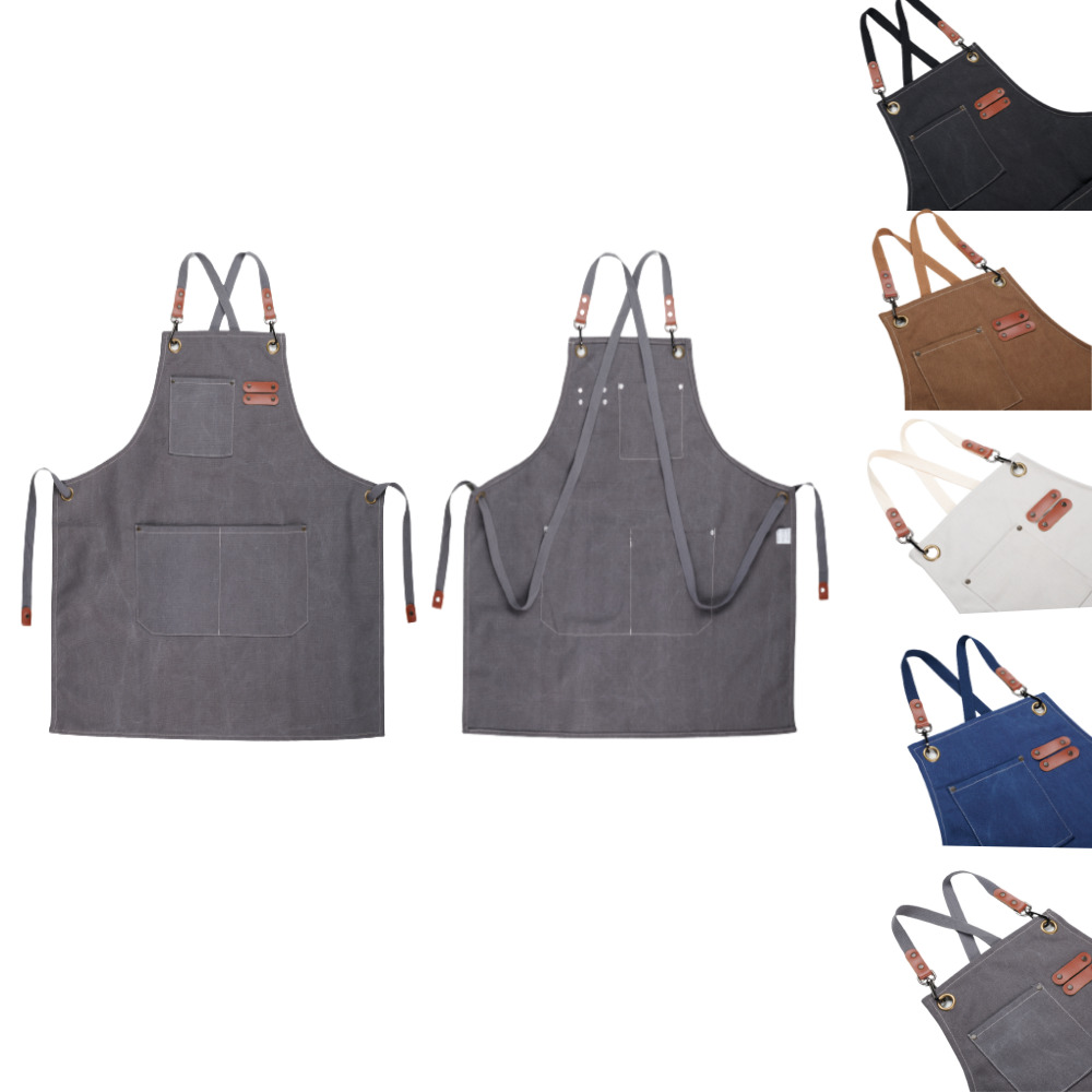 체인컴퍼니 캔버스 바리스타 생활방수 앞치마