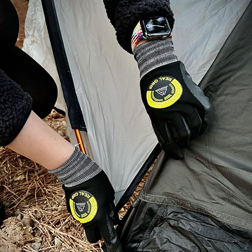 리얼그립 캠핑장갑 텐트피칭 목장갑 이미지 2