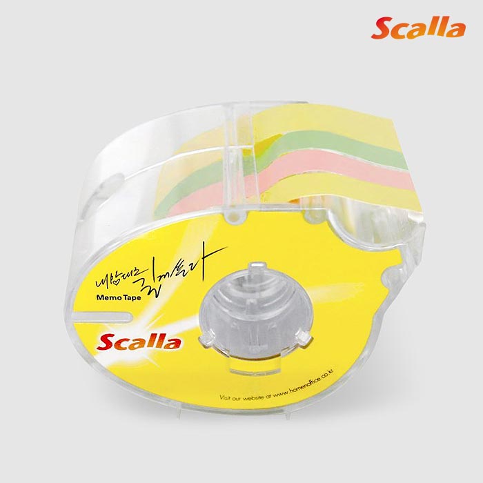 스칼라 붙이는 접착용 메모 테이프 디스펜서 10mm 24mm 48mm 메모지 포스트잇 제품 이미지