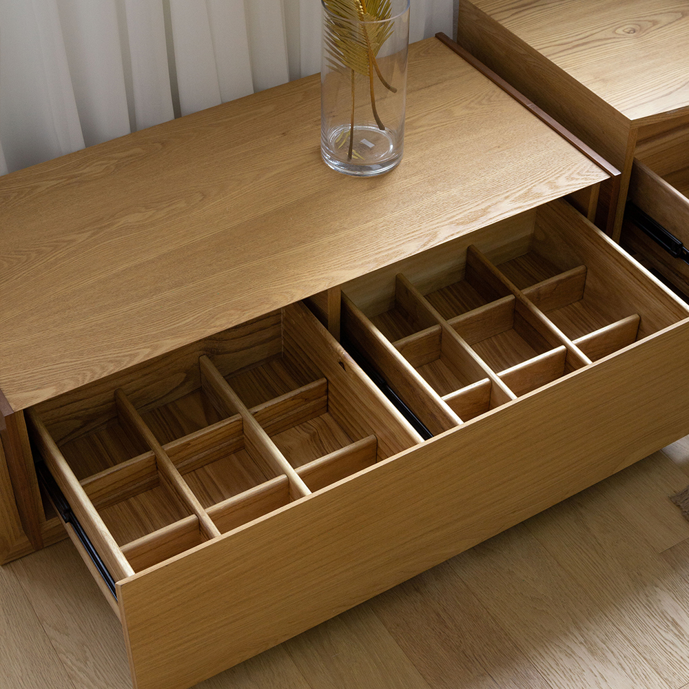 레이첼 북유럽 원목 tv거실장 3000 슬로우우드