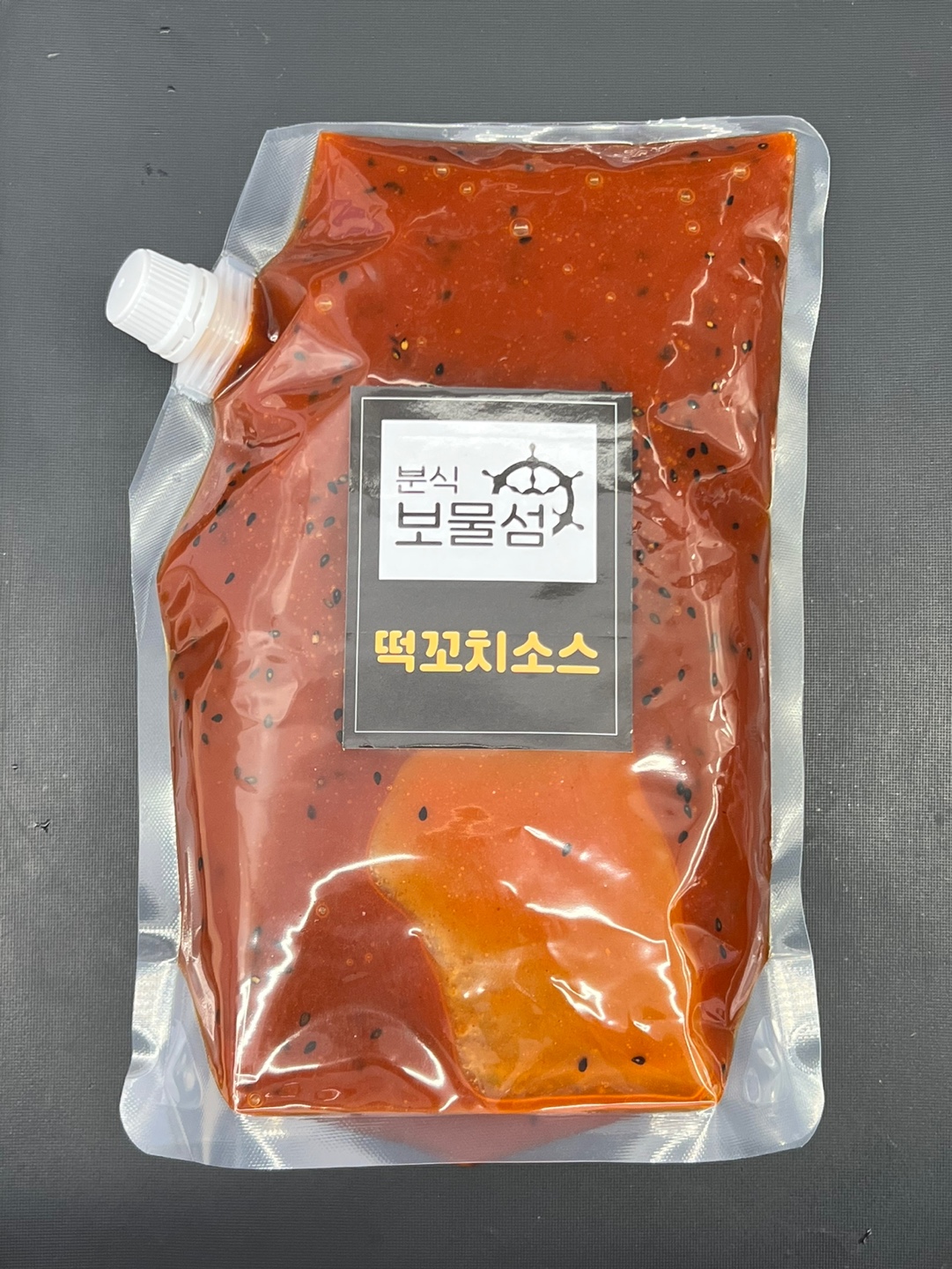 분식보물섬 떡꼬치소스 대용량 1.8kg 양념장 소떡소떡 업소용 가라아게 닭튀김 콜팝 : 분식보물섬