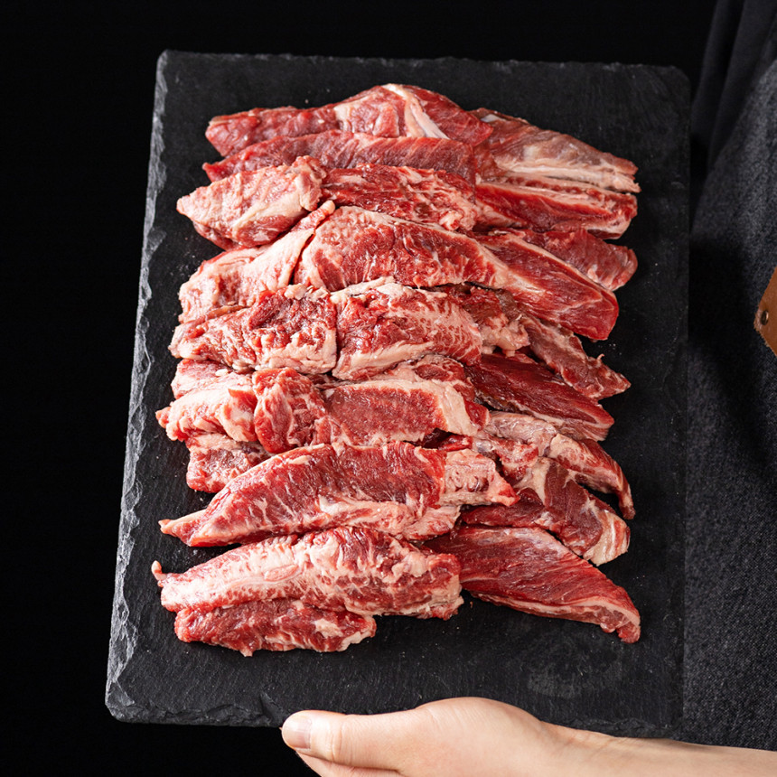 대용량 갈비살 1kg 소갈비 소갈비살 늑간살 소고기 구이 캠핑 음식 사진 4