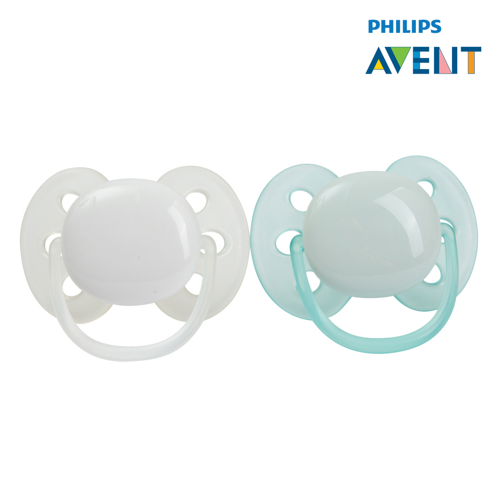 아벤트 쪽쪽이 울트라 소프트 노리개 솔 블루 0-6개월 2개입