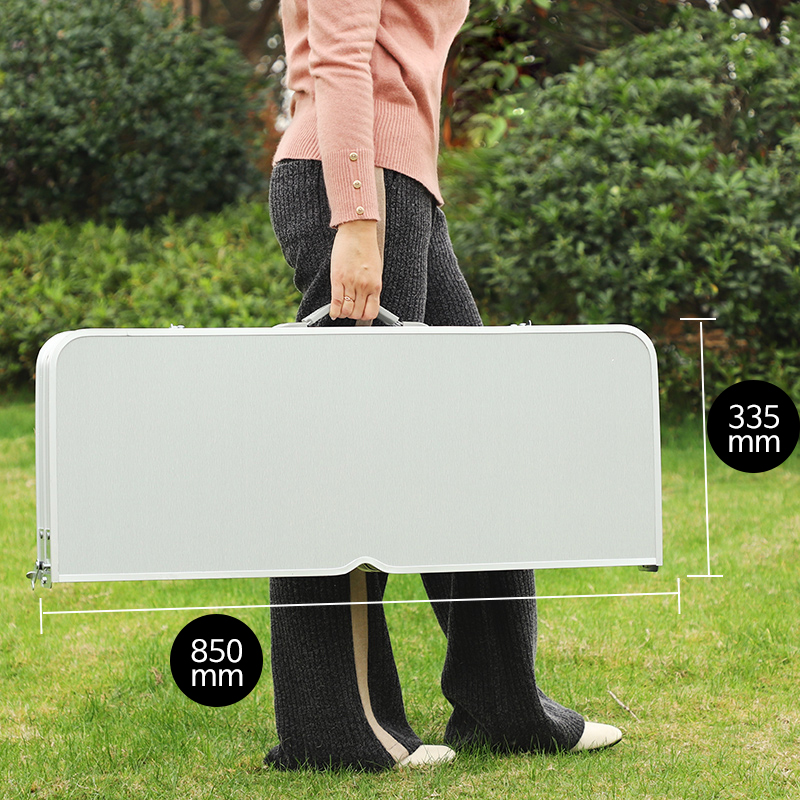 빼다 접이식 야외 휴대 4인용 일체형 캠핑 피크닉 파라솔 테이블 의자세트