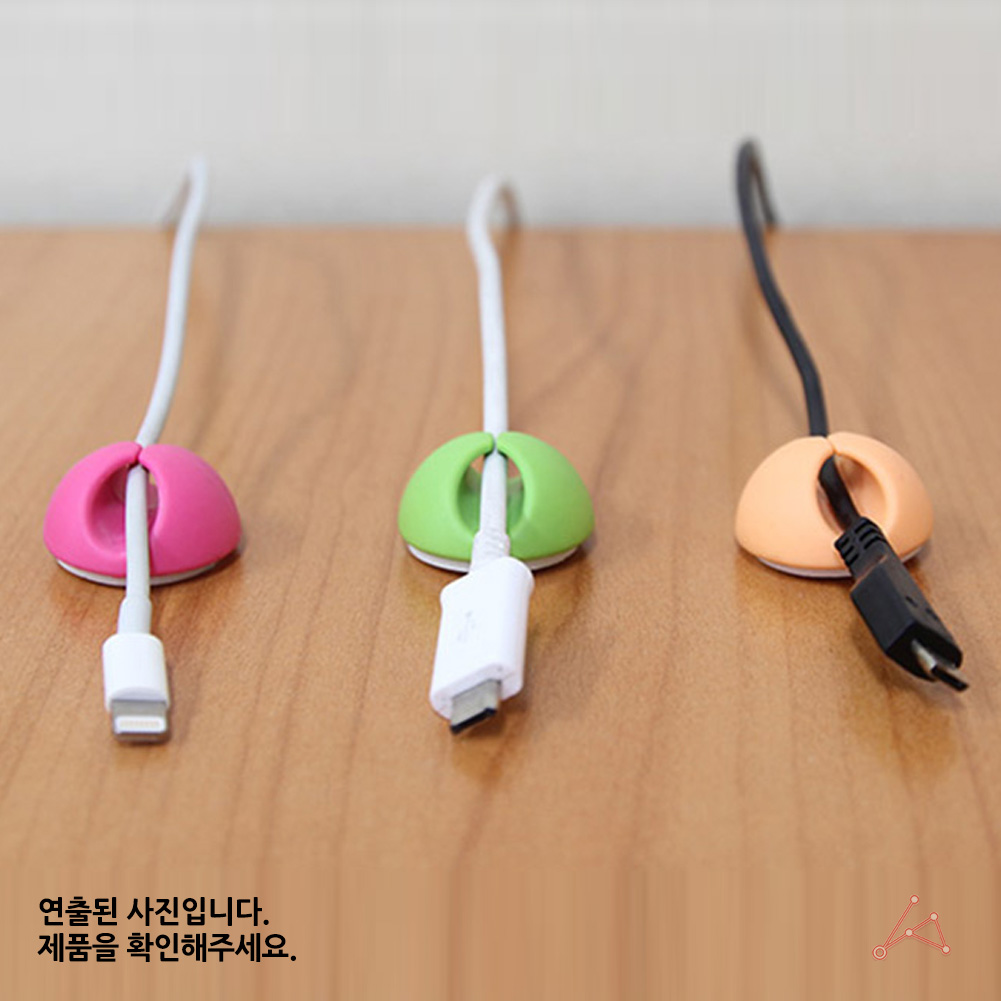 충전기 줄정리 충전 책상 선정리 전선 고정 클립 홀더 - 상세 이미지 4